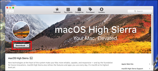 Macos high sierra free download pc